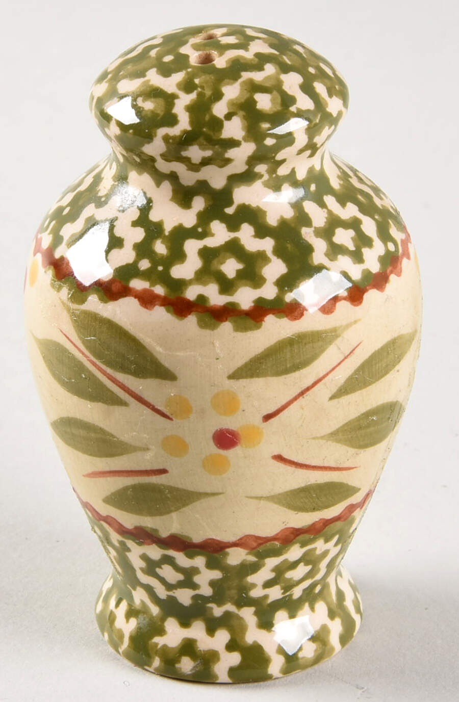 Old World Green Salt Shaker by Temp-Tations-1