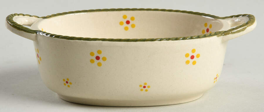 Old World Green Individual Dip Dish by Temp-Tations-1
