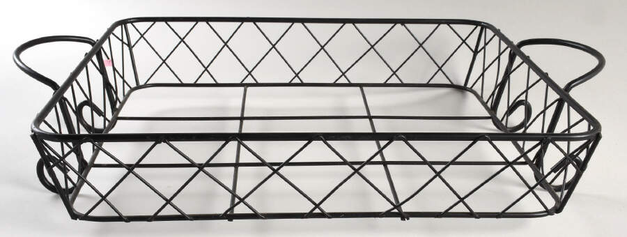 Old World Green Metal Stand for 13" Rectangular Baker by Temp-Tations-1