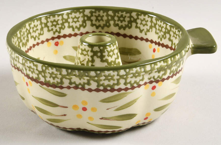 Old World Green Individual Bundt Pan by Temp-Tations-1