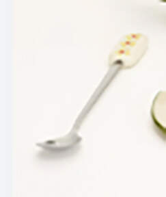 Old World Green Spoon-For Mug & Lid with Coaster & Spoon Set by Temp-Tations-1