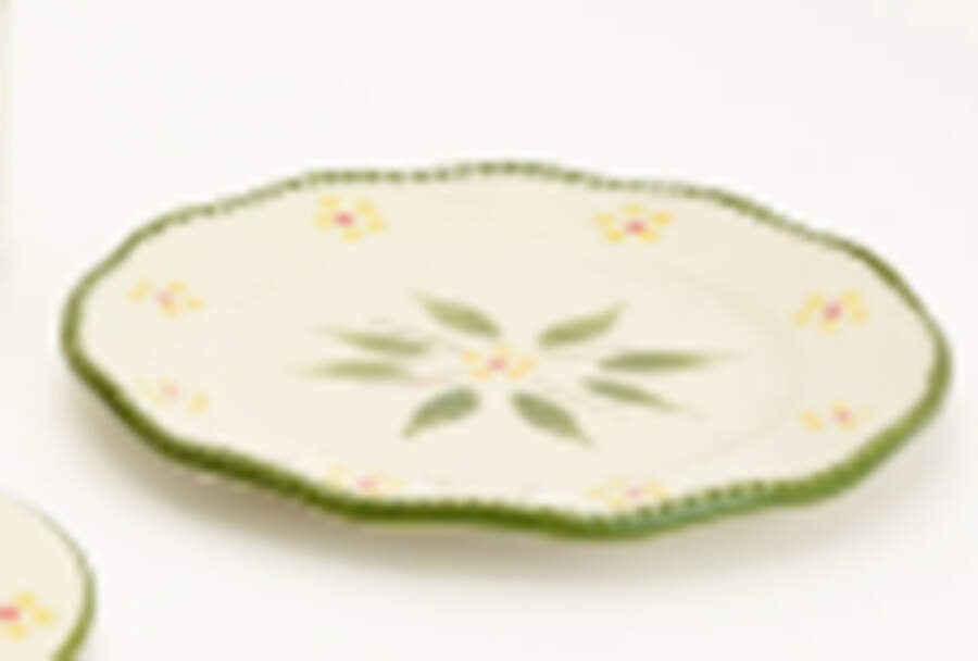 Old World Green Coaster for Mug & Lid with Spoon by Temp-Tations-1