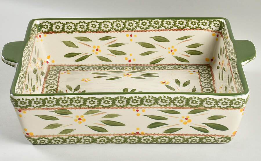 Old World Green 13' Square Baker by Temp-Tations-1