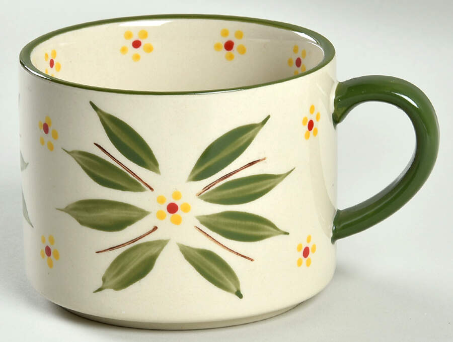 Old World Green Stackable Mug by Temp-Tations-1