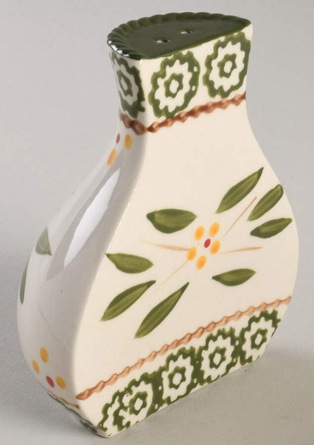 Old World Green Salt Shaker by Temp-Tations-1
