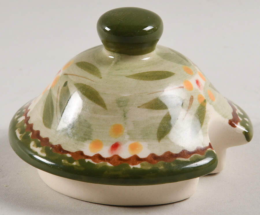 Old World Green Lid for Sugar Bowl by Temp-Tations-1