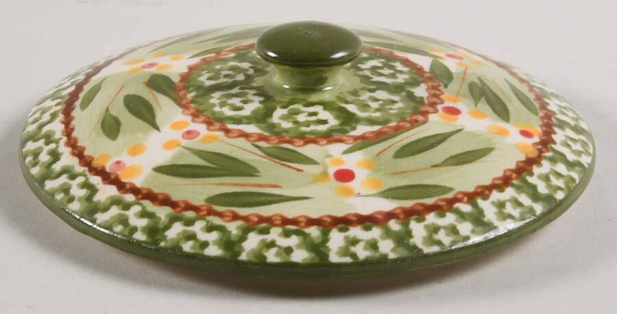 Old World Green Lid for Individual Casserole by Temp-Tations-1