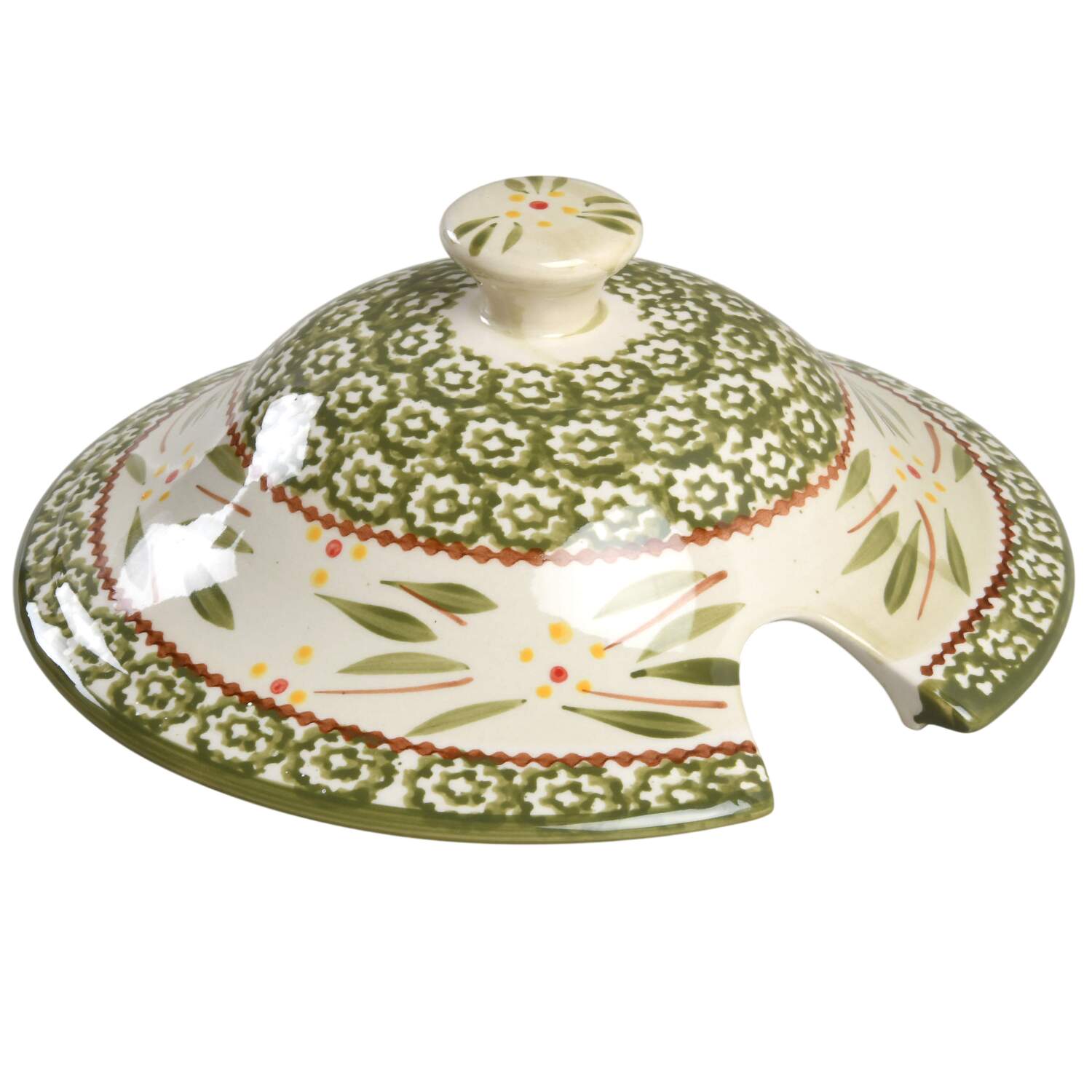 Old World Green Lid for Tureen by Temp-Tations-1