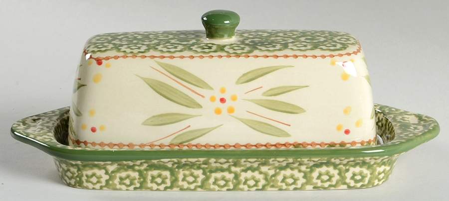 Old World Green 1/4 Lb Covered Butter by Temp-Tations-1