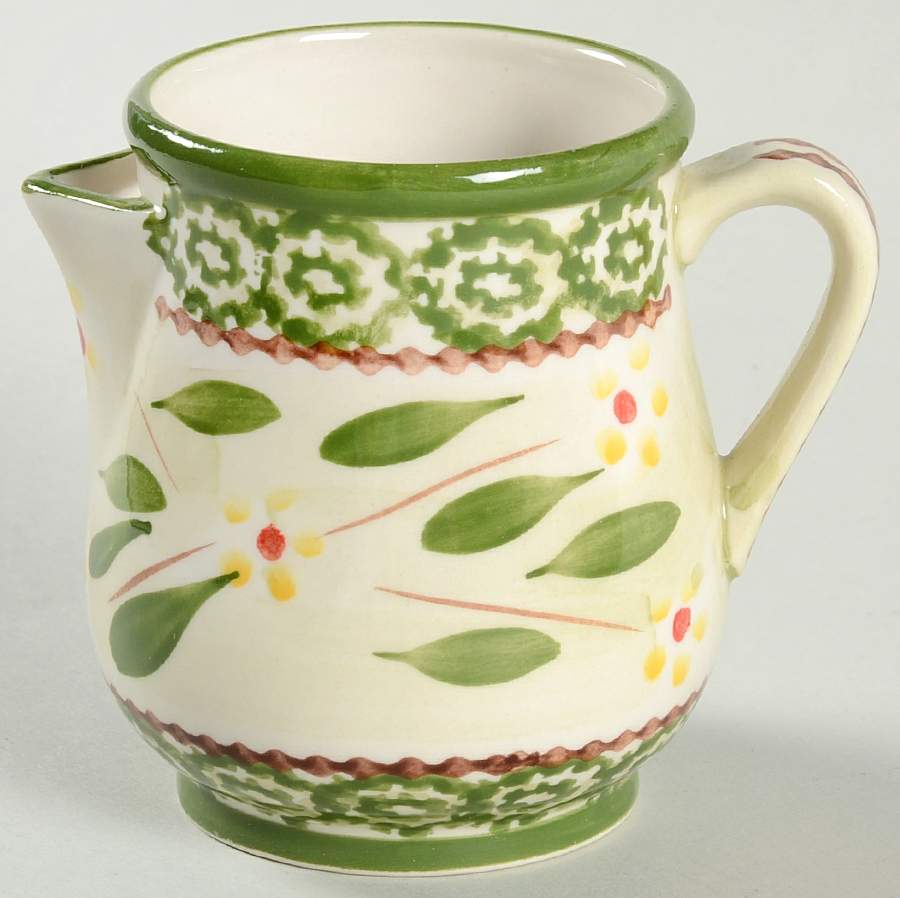 Old World Green Creamer by Temp-Tations-1