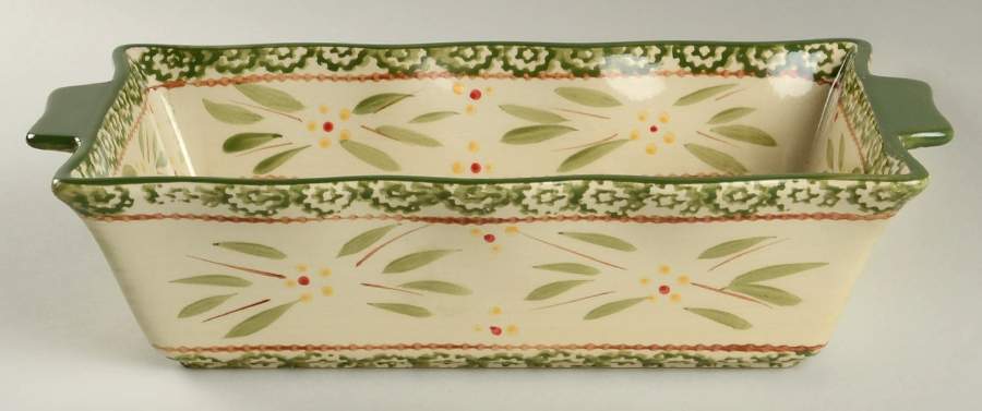 Old World Green Loaf Pan by Temp-Tations-1
