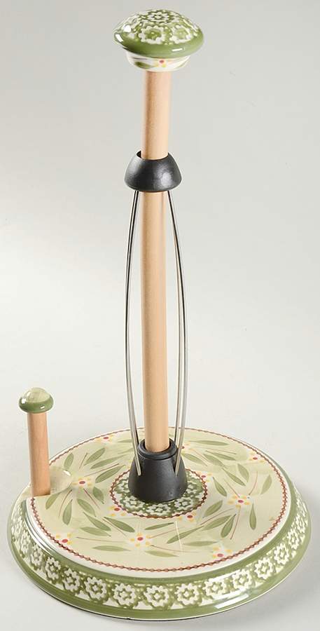 Old World Green Paper Towel Holder by Temp-Tations-1
