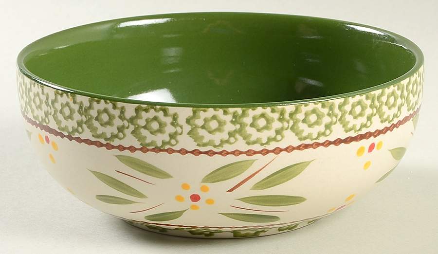 Old World Green 6" All Purpose Bowl by Temp-Tations-1