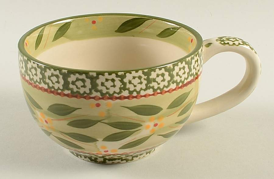 Old World Green Latte Mug by Temp-Tations-1