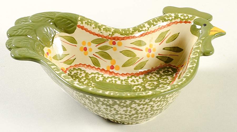 Old World Green Figural Baker by Temp-Tations-1