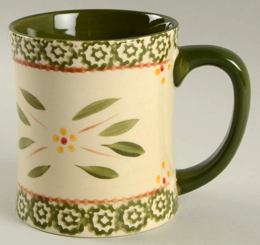 Old World Green Mug by Temp-Tations-1