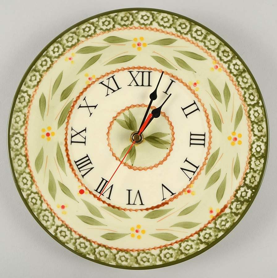 Old World Green Clock Plate by Temp-Tations-1