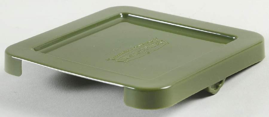 Old World Green Plastic Lid for Individual Square Baker by Temp-Tations-1