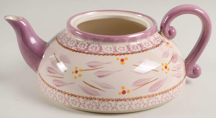 Old World Lilac Teapot No Lid by Temp-Tations-1