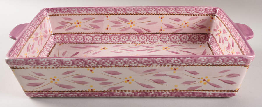Old World Lilac 15" Rectangular Baker by Temp-Tations-1