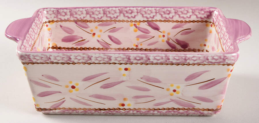 Old World Lilac 10" Rectangular Baker by Temp-Tations-1