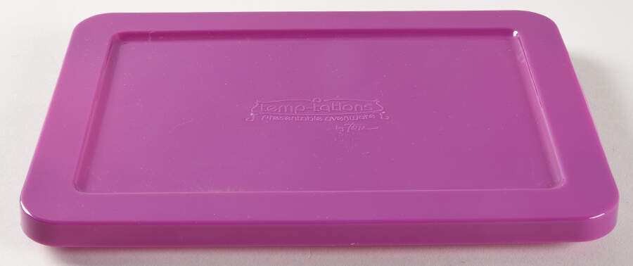Old World Lilac Plastic Lid for 10" Rectangular Baker by Temp-Tations-1