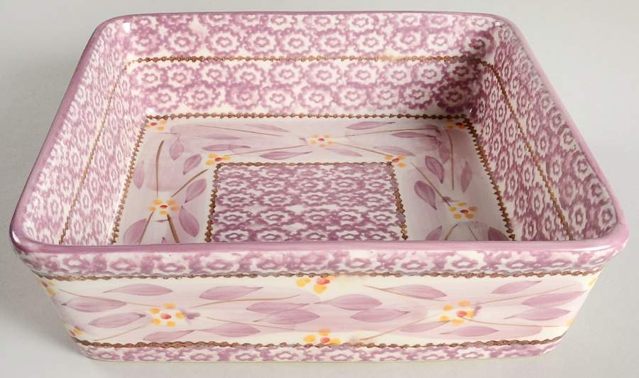 Old World Lilac 9" Square Baker by Temp-Tations-1