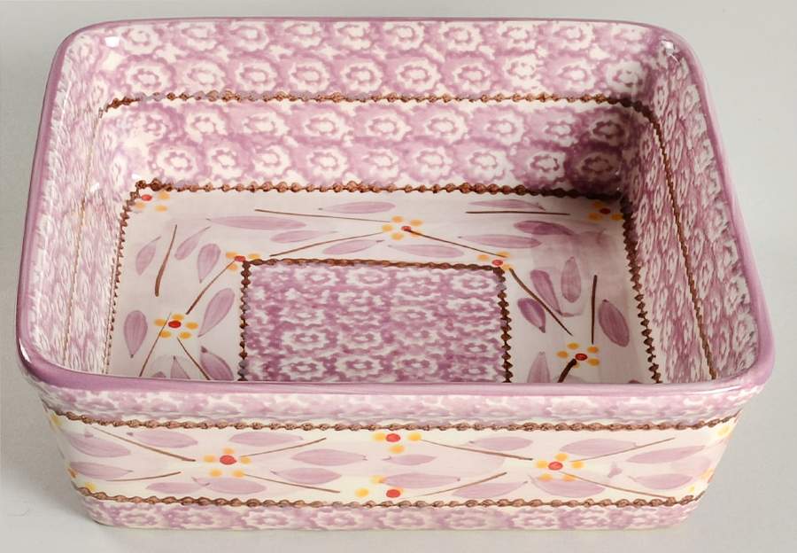 Old World Lilac 8" Square Baker by Temp-Tations-1