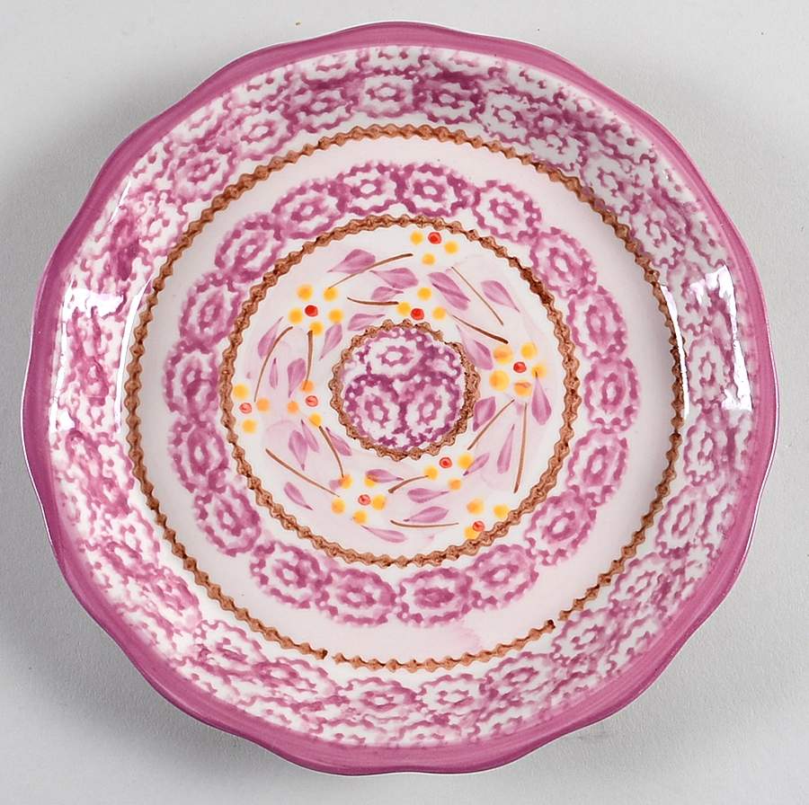 Old World Lilac Dessert/Pie Plate by Temp-Tations-1