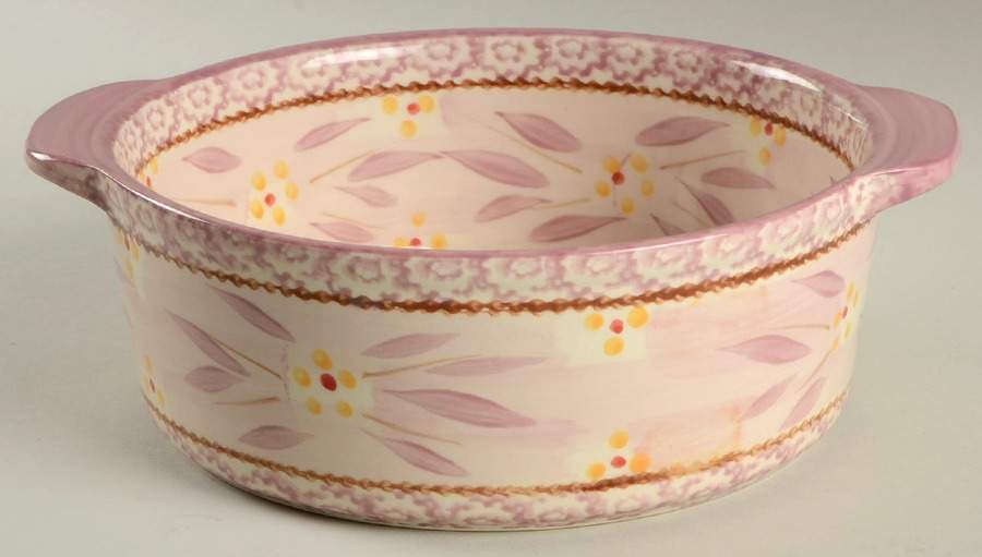 Old World Lilac 9" Round Handled Baker by Temp-Tations-1