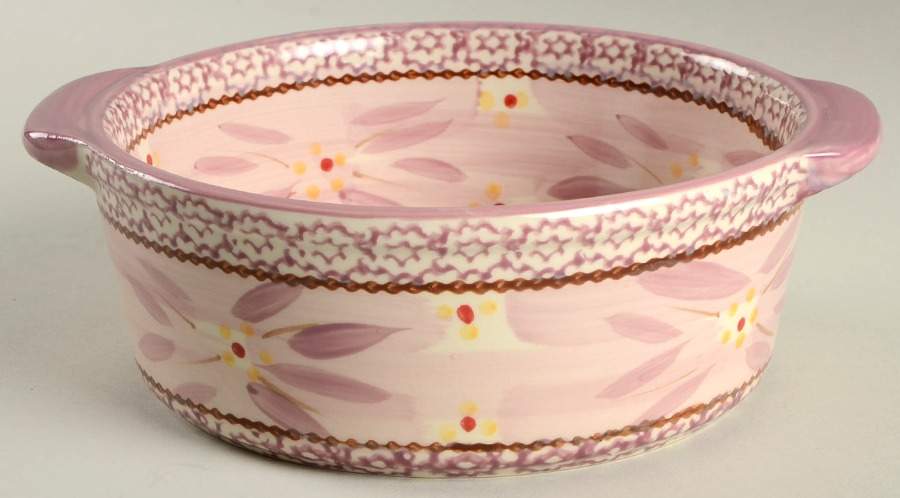 Old World Lilac 8" Round Handled Baker by Temp-Tations-1