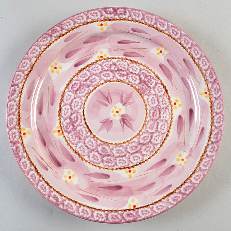 Old World Lilac Dinner Plate by Temp-Tations-1