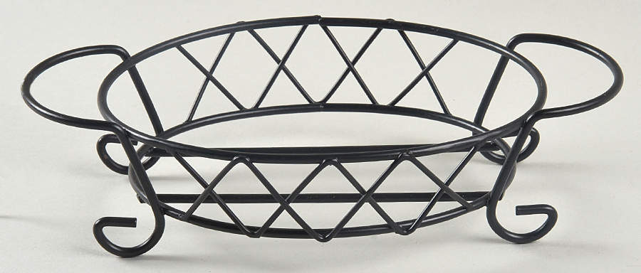 Old World Yellow Metal Stand for 9 Oz Individual Oval Casserole by Temp-Tations-1