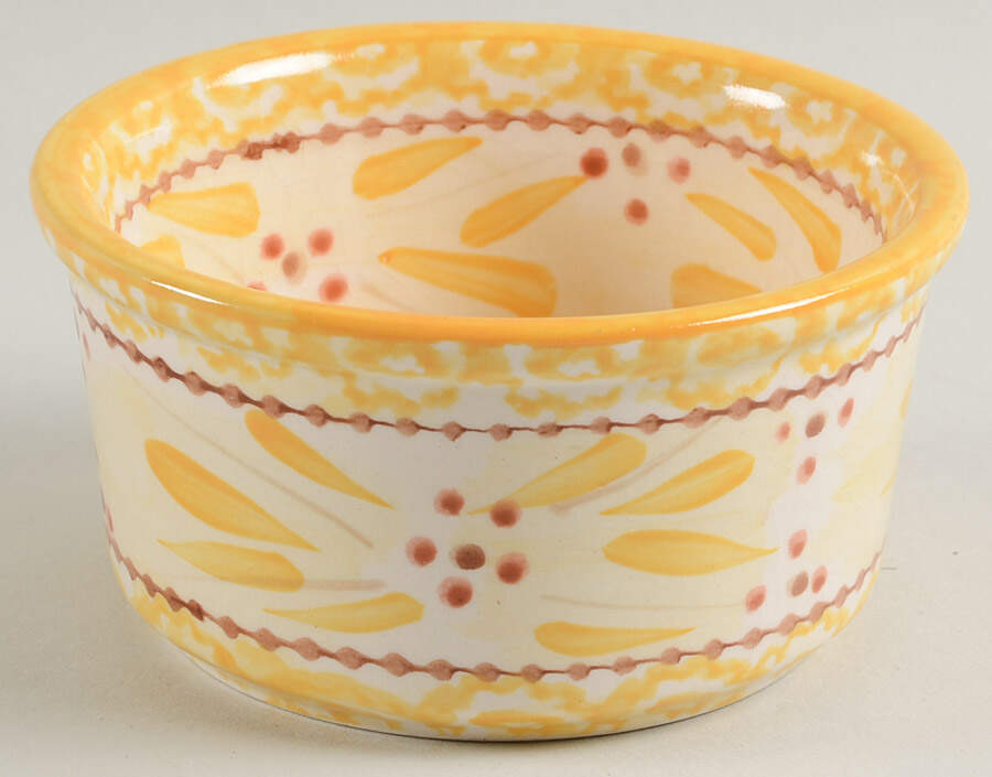 Old World Yellow Ramekin by Temp-Tations-1