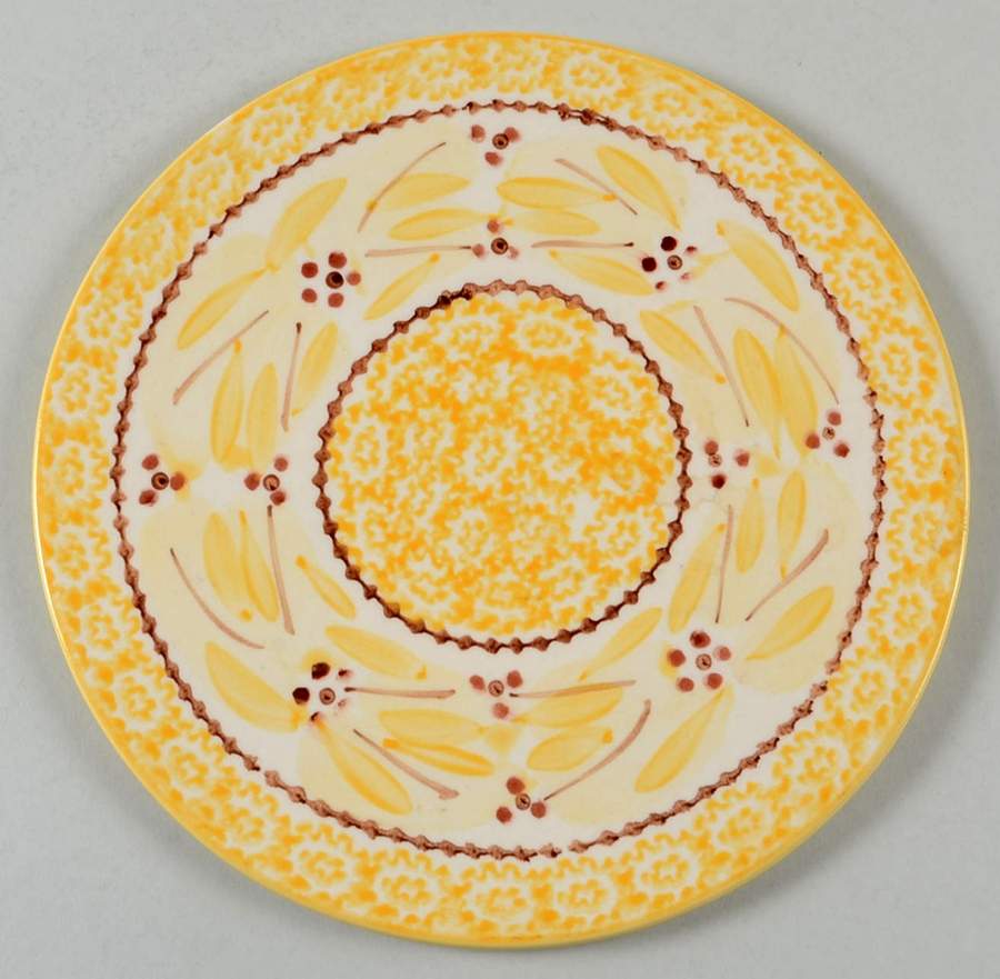 Old World Yellow Trivet by Temp-Tations-1