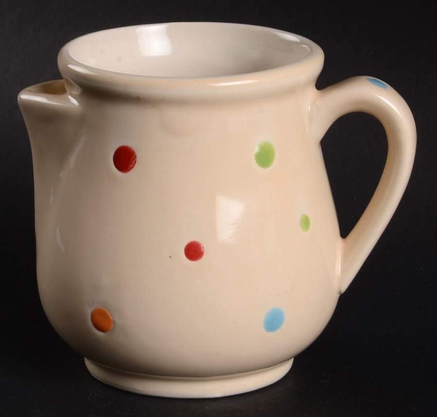 Polka Dot Cream Creamer by Temp-Tations-1