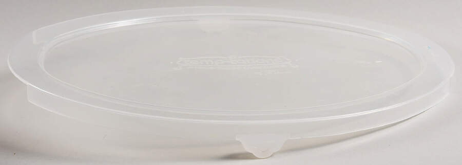 Polka Dot Spice Plastic Lid for 2.5 Oval Covered Casserole by Temp-Tations-1