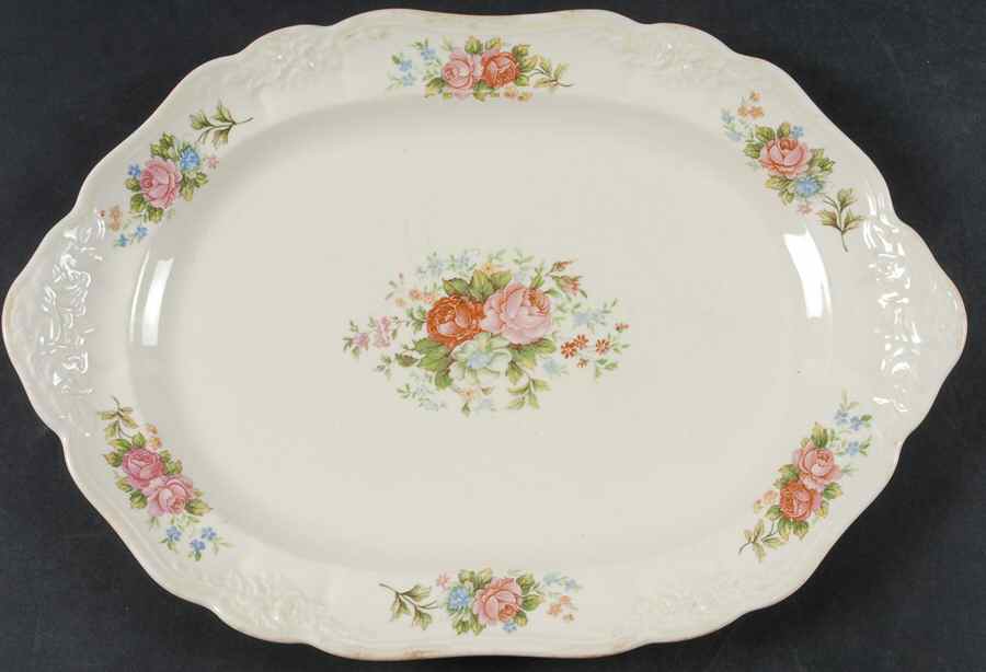 TST983 13" Oval Serving Platter by Taylor, Smith & Taylor (Ts&T)-1