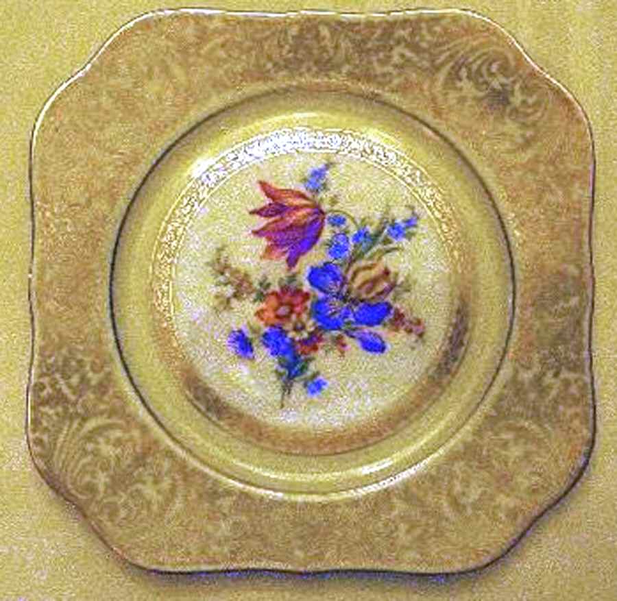 TIR571 Square Salad Plate by Tirschenreuth-1
