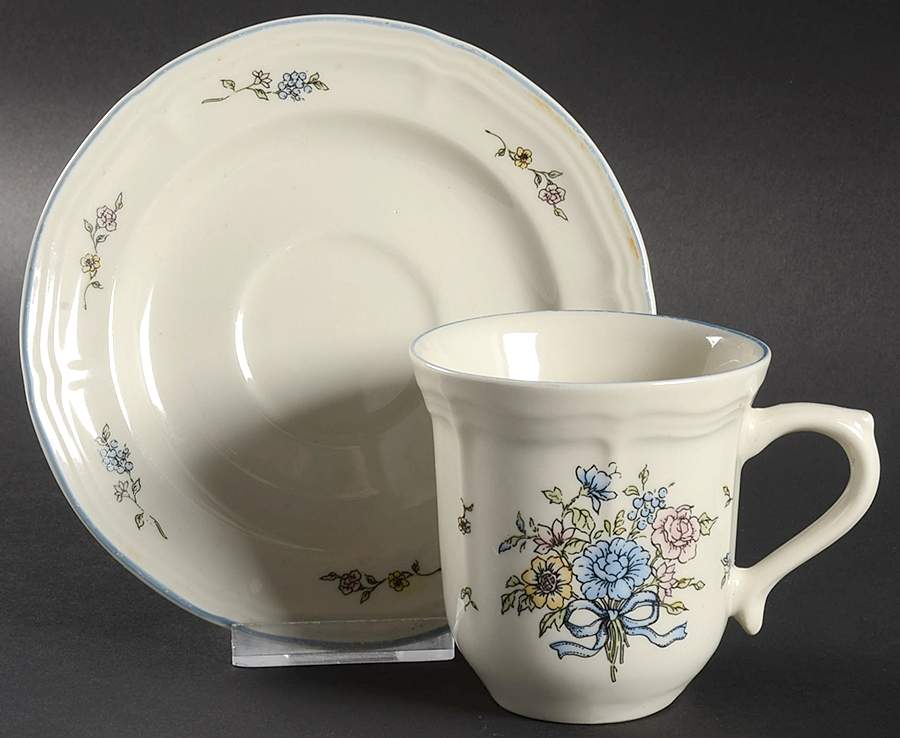 TAU62 Flat Cup & Saucer Set by Tabletops Unlimited-1