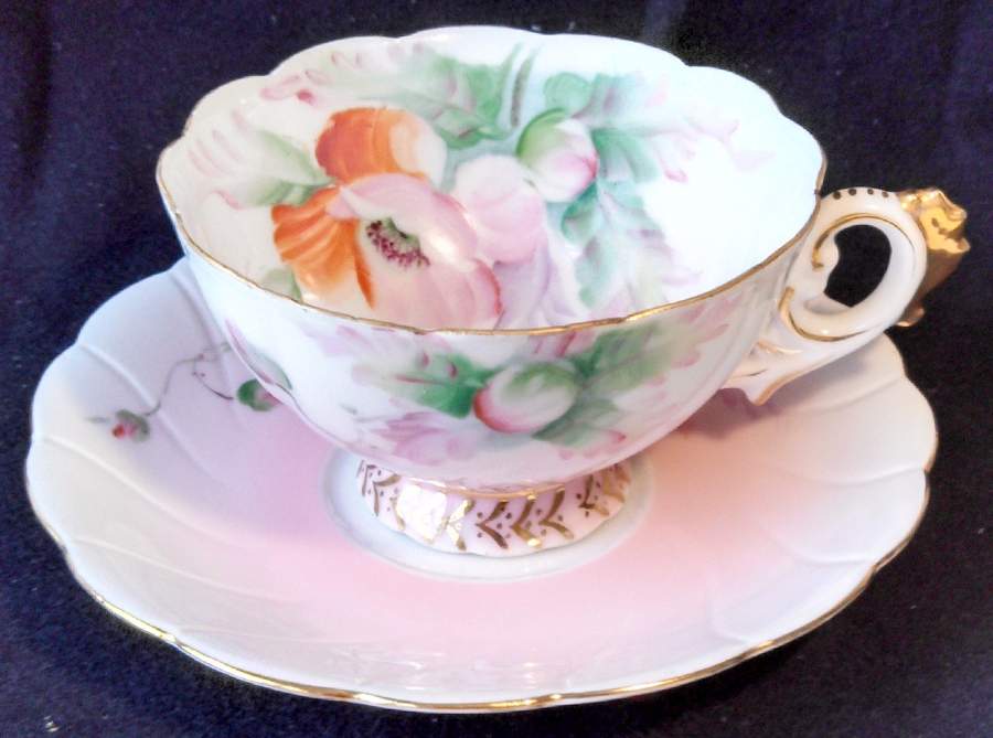 TKR1 Footed Cup & Saucer Set by Takiro-1
