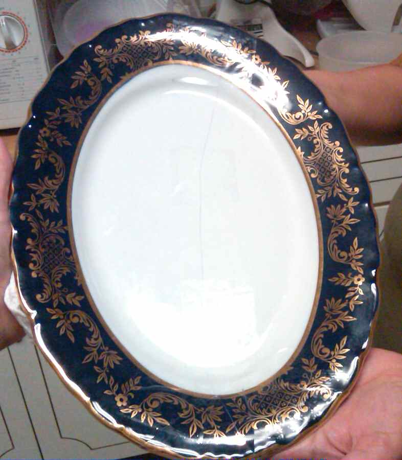THU415 14" Oval Serving Platter by Thun-1