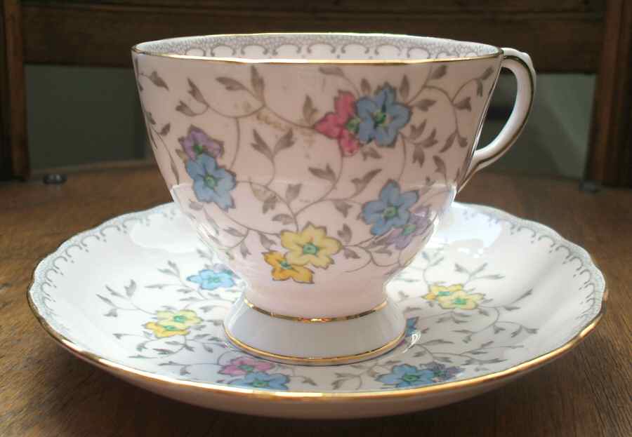 361H Footed Cup & Saucer Set by Tuscan - Royal Tuscan-1