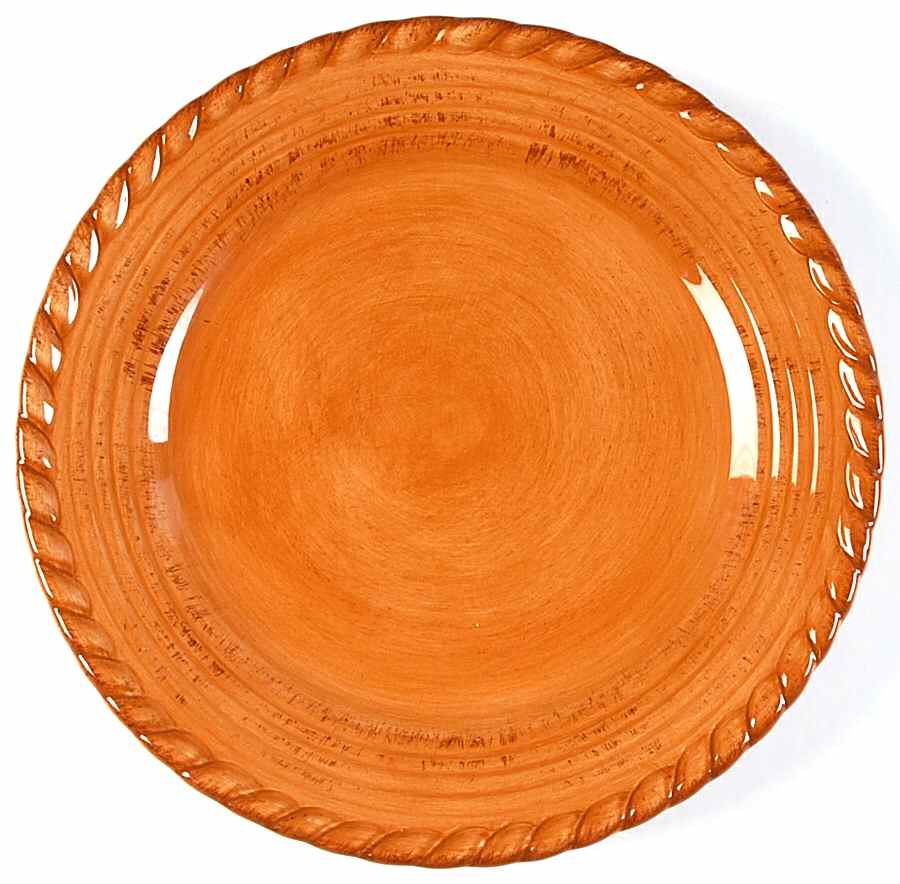 Lucca Pumpkin Salad Plate by Tabletops Unlimited-1