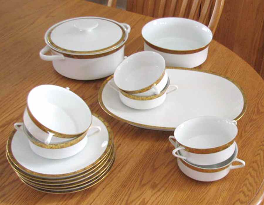 Stolzenfels Flat Cream Soup Bowl & Saucer Set by Thomas-1