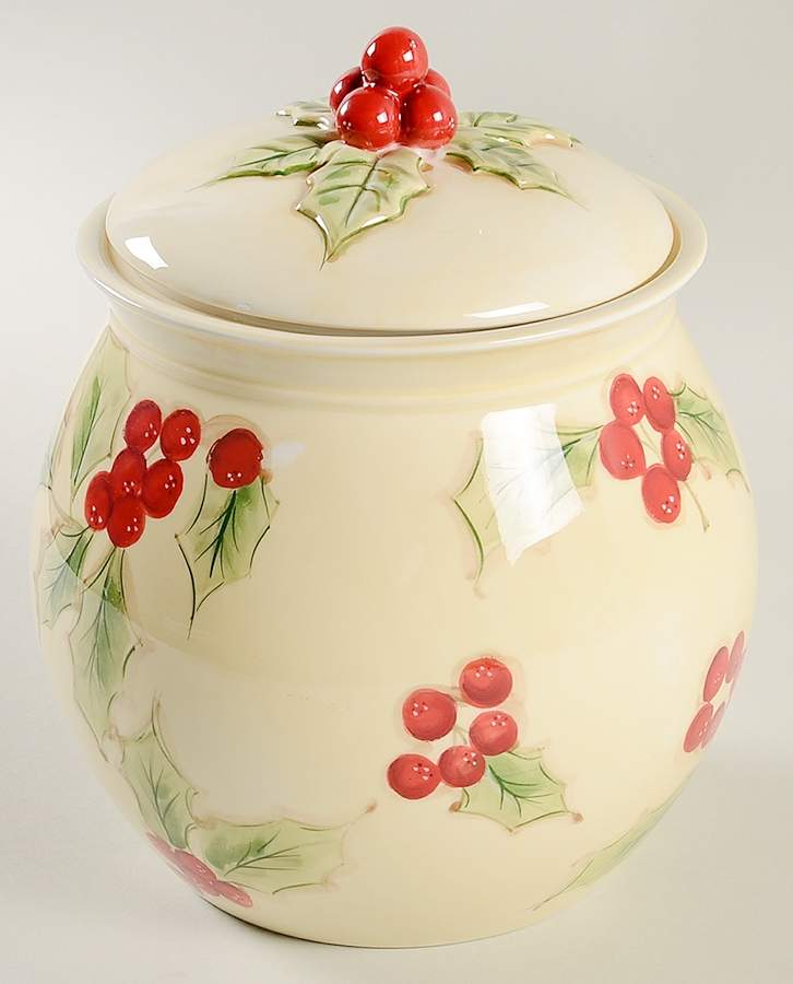 Classic Tidings Cookie Jar & Lid by Target-1
