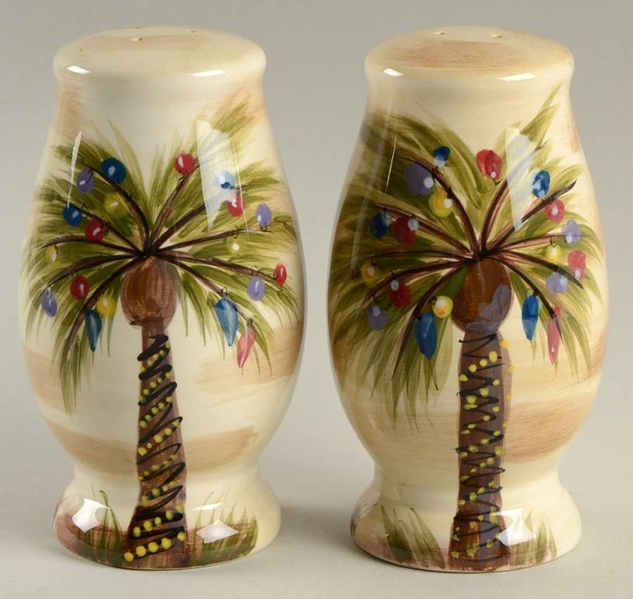 Kona Christmas Salt & Pepper Set by Tabletops Unlimited-1