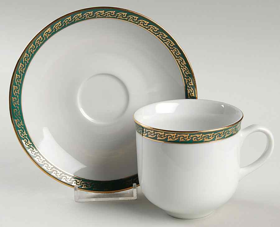 THU420 Footed Cup & Saucer Set by Thun-1