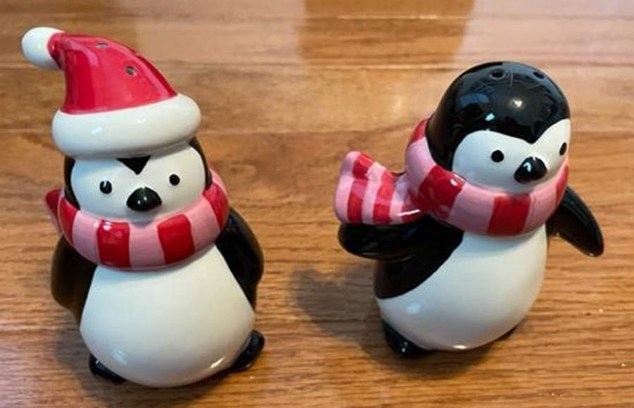 Sleddin Hill Figural Salt & Pepper Set by Target-1