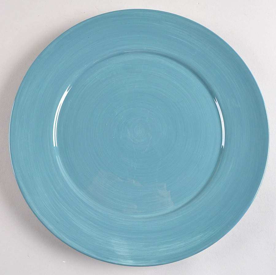 Misto Turquoise Dinner Plate by Tabletops Unlimited-1